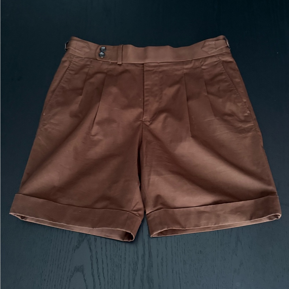 Spier & Mackay Brown Cotton Shorts - Picture 3 of 8